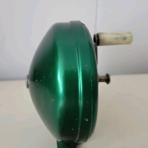 Johnson Model 20 Sidewinder Fishing Reel Green Aluminum Alloy Vtg. Made In USA - Picture 3 of 5
